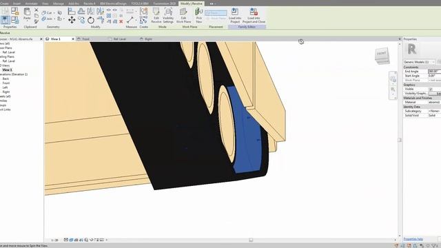 Revit Family creating M1 Abrams смотреть онлайн