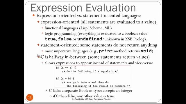 CSE307 Principles of Programming Languages course: Control Flow смотреть онлайн