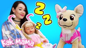 Беби Бон Эмили не может заснуть! Шоу Как Мама - игры в дочки матери в видео для девочек