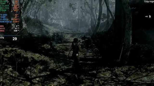 Tomb Raider 2013 | AMD R5 240 + i5 2400 | 720p, Low / Medium / High смотреть онлайн