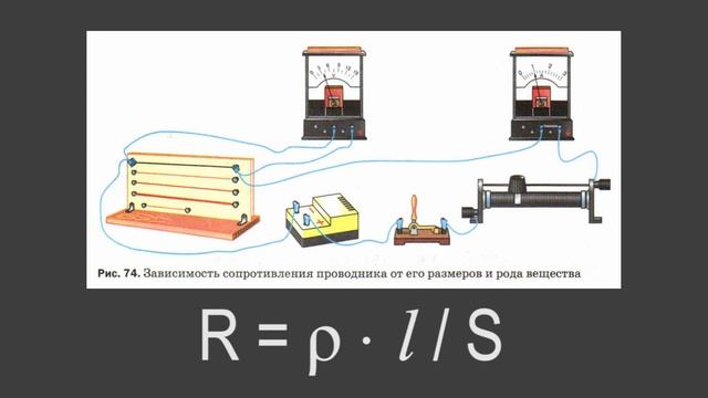 Физика8 класс. §45 Расчёт сопротивления проводника. Удельное сопротивление смотреть онлайн