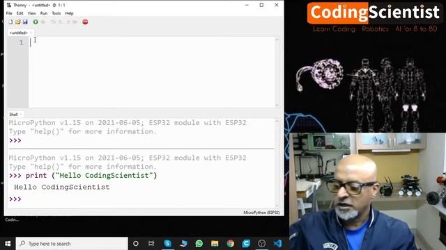 Lesson 9 Hello World MicroPython on ESP32 смотреть онлайн