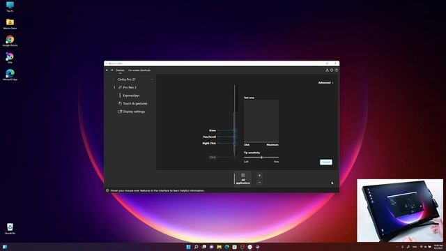Wacom Center – Change pen settings, add shortcuts PC смотреть онлайн