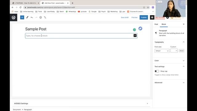 How to add a new post on your WordPress site? смотреть онлайн