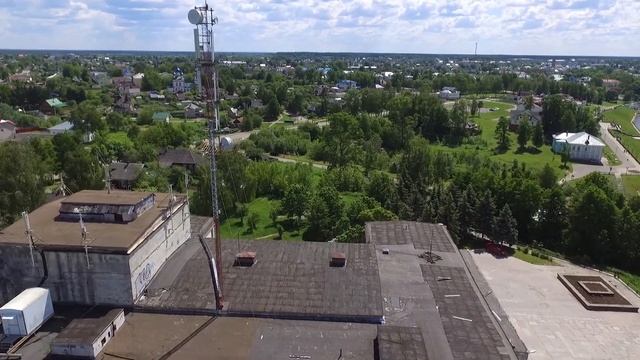 Углич с высоты птичьего полета смотреть онлайн