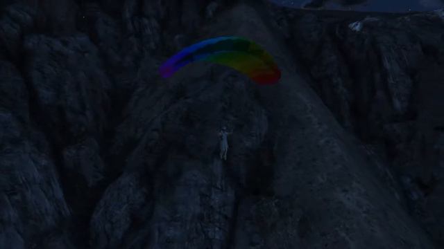 Прыжок с горы Чилиад GTA Online смотреть онлайн
