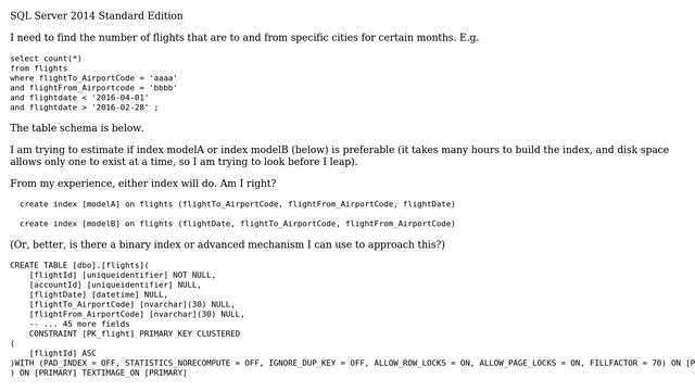 Databases: Which index will be used in this scenario? смотреть онлайн