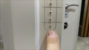 Врезаем магнитную ответку AGB без шаблона.