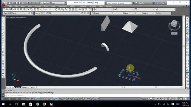 Autocad 17 ALL 3D necesssary Funtions смотреть онлайн