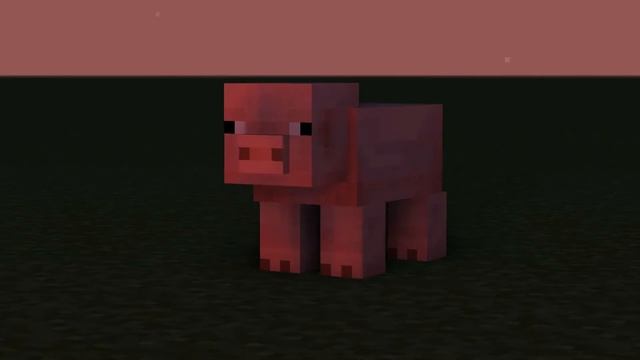свинья хрюкнула в майнкрафте.