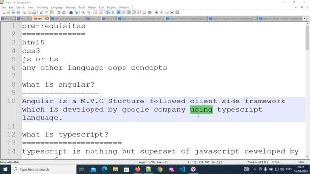 ANGULAR 14 with TypeScript tutorials || Demo - 2 || by Mr. Ramesh On 16-03-2023 @8PM IST смотреть онлайн