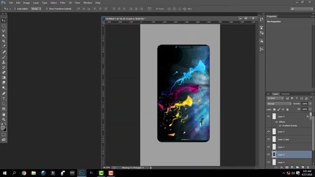 How To Make 3D Smartphone Modeling and Animation in Photoshop CC [Part-1] | 3D Phone Make in PS CC смотреть онлайн
