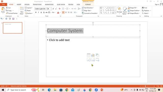 How To Create Slide in Power Point | GIT Education смотреть онлайн