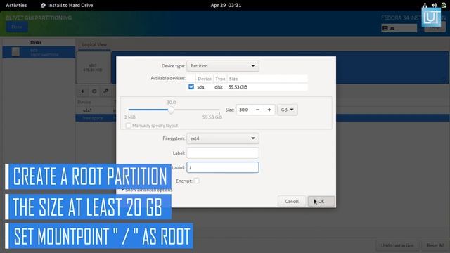 How to Install Fedora 34 UEFI GPT Mode 2021 смотреть онлайн