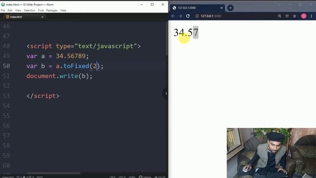 WEB DEVELOPMENT | TOFIXED AND TOPRECISION METHOD | CLASS 97 | JAVASCRIPT | SHAN DEVELOPERS смотреть онлайн