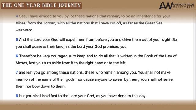 The One Year Bible Journey: Day 80 – March 21 – Joshua 22-24 – Choose This Day Whom You Will Serve смотреть онлайн