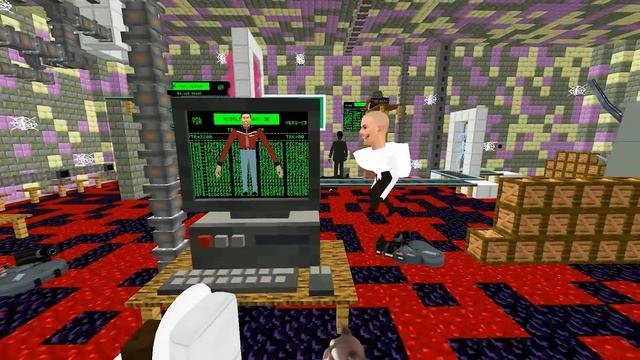 RESCUE of TV & SPEAKER WOMAN from PRISON of SKIBIDI TOILET in SURVIVAL MAZE in MINECRAFT animation смотреть онлайн