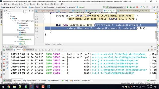 [AST - Tutorial 15] Insert new User using Spring JDBC - Part 2 смотреть онлайн