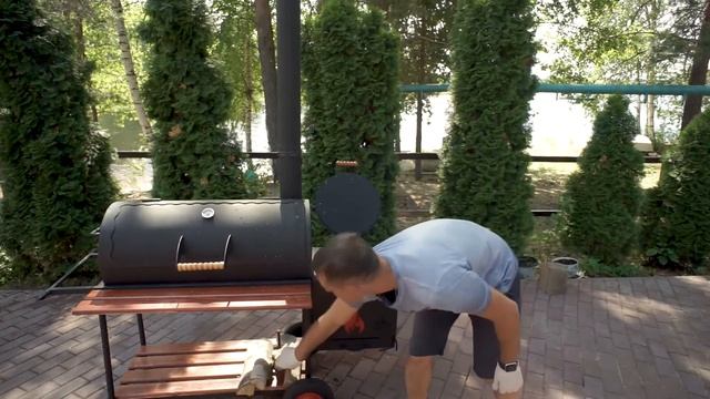 Обжиг смокера СМ40 Стартер для розжига углей Приготовление пиццы смотреть онлайн