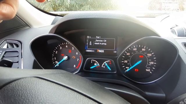 Сброс счетчика замены масла на Ford Escape, Kuga. Resetting the oil change counter Ford Escape, Kug смотреть онлайн