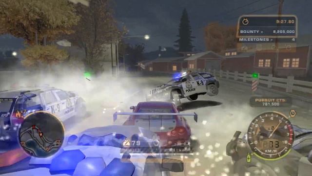 Need For Speed Most Wanted Pursuit | Nissan GT-R T-Spec смотреть онлайн