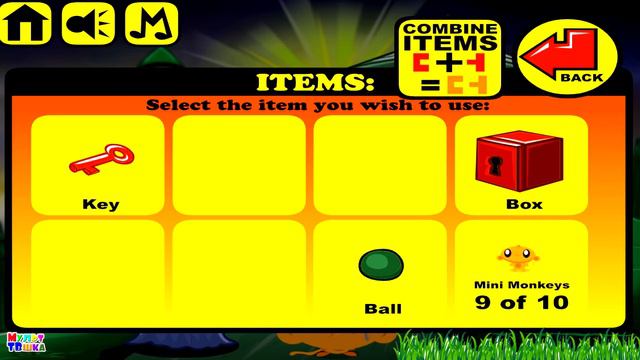 Счастливая обезьянка Тайная комната с сокровищами прохождение - Мультик игра для детей смотреть онлайн