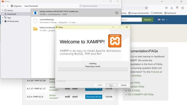 How to Install Xampp installation on windows 11 with php8 and mysql смотреть онлайн