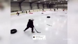 КРУТАЯ ТРЕНИРОВКА 7 ЛЕТНИХ ХОККЕИСТОВ + Комментарии иностранцев 720p