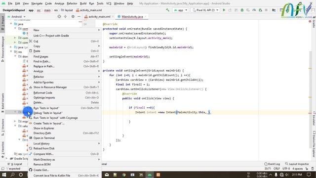 How to open a new activity by clicking on Cardview. смотреть онлайн