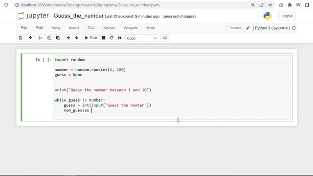 Let's code a guessing game in python смотреть онлайн