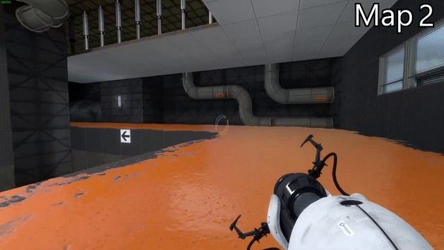 Portal 2 | Custom Map Walkthrough | Gelocity Time Trial Track 1+2+3 (By - Radix) смотреть онлайн