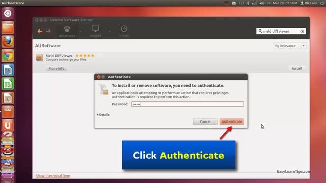 Ubuntu 12.04 - How to Install and Run Meld Diff Viewer смотреть онлайн