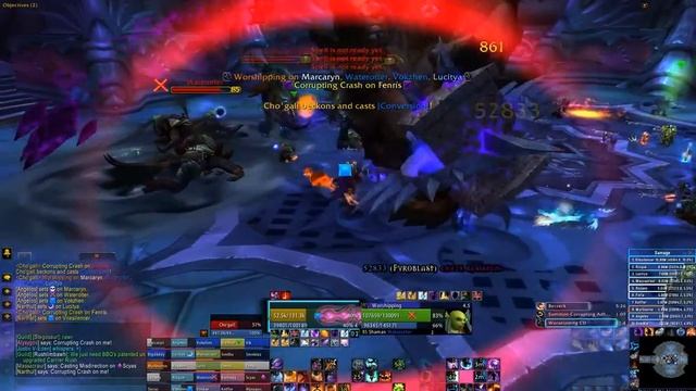 Heroic Cho'gall 25m - Mage PoV смотреть онлайн