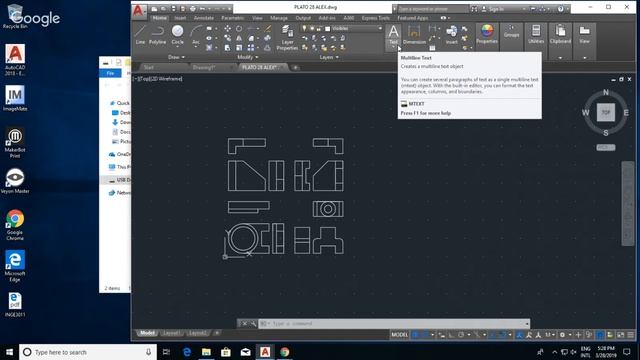 INGE 3011 CLASE#20 R2DEEP AUTOCAD-4 CLASE смотреть онлайн
