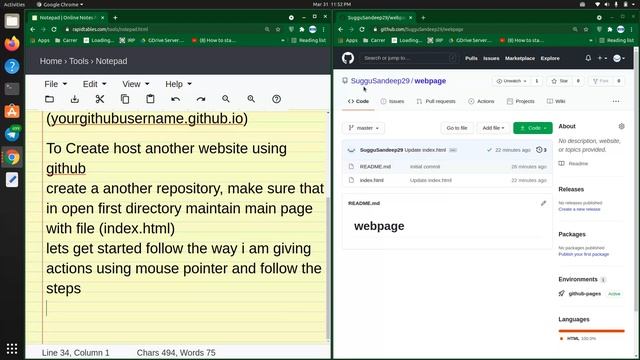 How to Host Multiple Websites Using Github смотреть онлайн