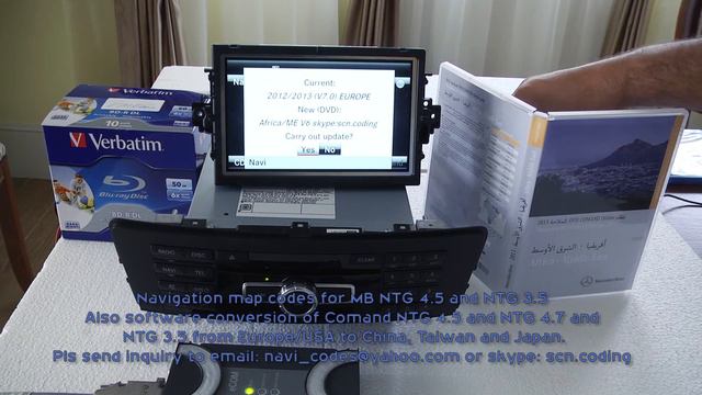 MB NTG 4.5 & NTG 4.7 conversion to China_Taiwan_Japan + navigation codes смотреть онлайн