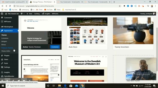 Explaining WordPress Admin Dashbord смотреть онлайн