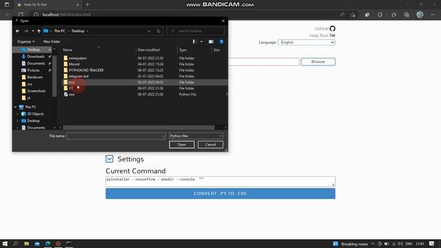 How to Convert any Python File to .EXE смотреть онлайн
