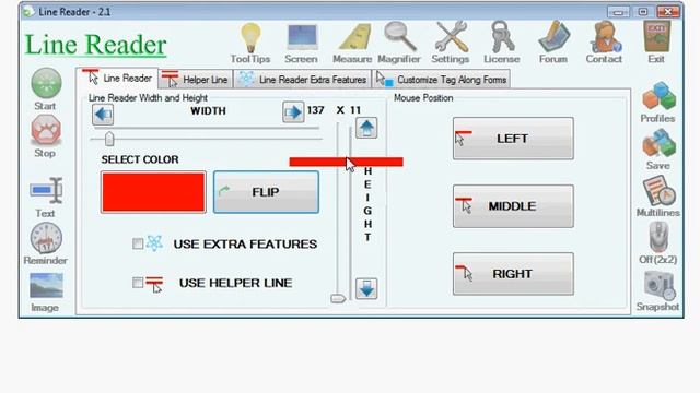 Move mouse cursor in Line Reader using the keyboard смотреть онлайн