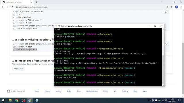 06 Git Push Private Repository смотреть онлайн