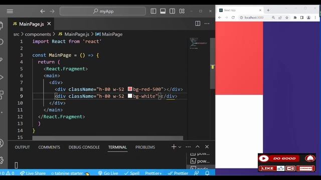 Background Div Shapes with React Hooks for beginners смотреть онлайн