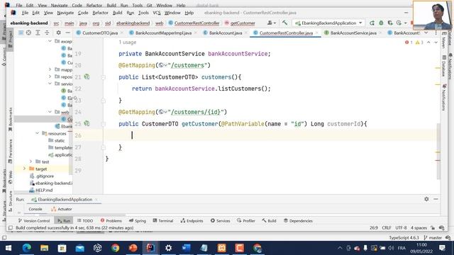 Part 2 - Spring Angular Use case Digital Banking смотреть онлайн
