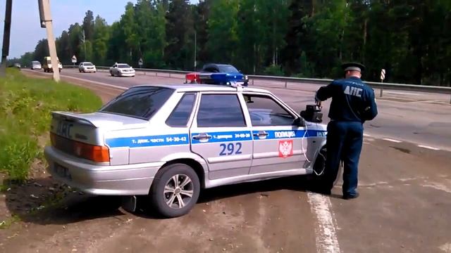ГАИ разговор с инспектором ДПС на трассе ГИБДД беспредел смотреть онлайн