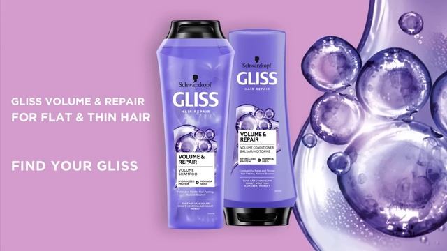 GLISS Volume & Repair - For flat hair without volume смотреть онлайн