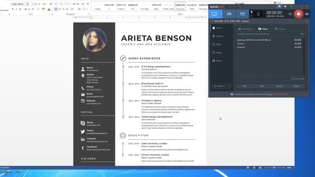 EDITING RESUME TEMPLATE IN WORD смотреть онлайн