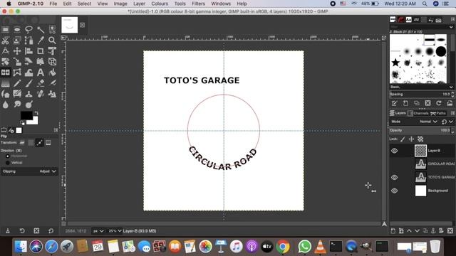 How to create a text around a circle using GIMP смотреть онлайн