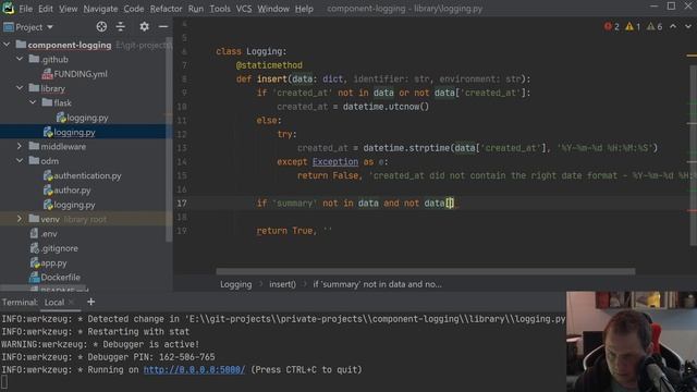 Validate and insert logging message - Project: Logging - Part 4 смотреть онлайн