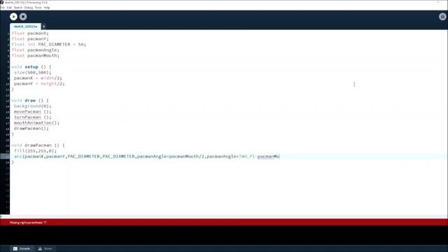 How to Code Pacman || Processing смотреть онлайн