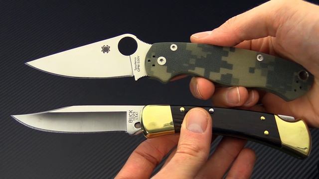 Buck Knives 110 Automatic Back Lock Folder Overview смотреть онлайн