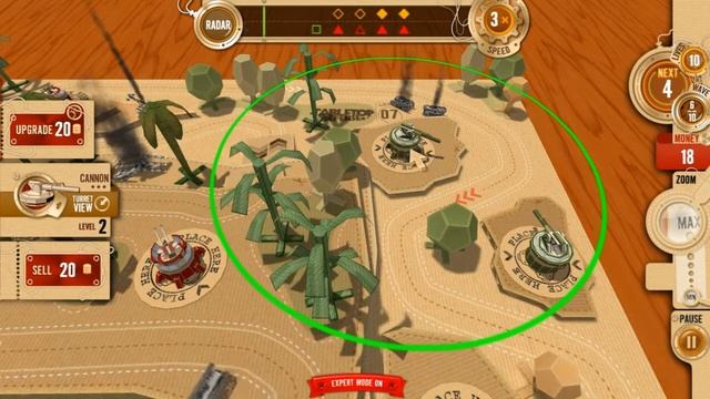 Tabletop Defense (War in a Box: Paper Tanks) Level 7 Expert 3 Stars 100% смотреть онлайн